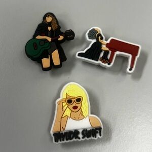 Taylor Swift Shoe Charms for Crocs - 3 pack